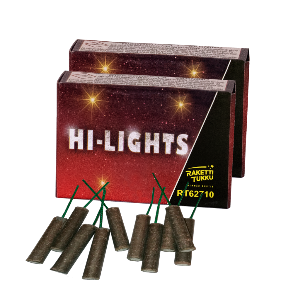 Hi lights 2 pkt yhden hinnalla